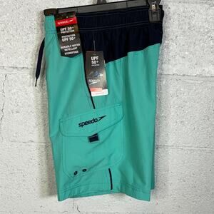 Speedo Men's Marina Sport VaporPLUS 9" Swim Trunks - Arctic Glass Small $50
